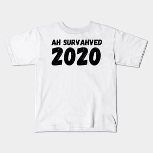 I Survived 2020 Ah Survahved 2020 Perfect for New Year's Kids T-Shirt